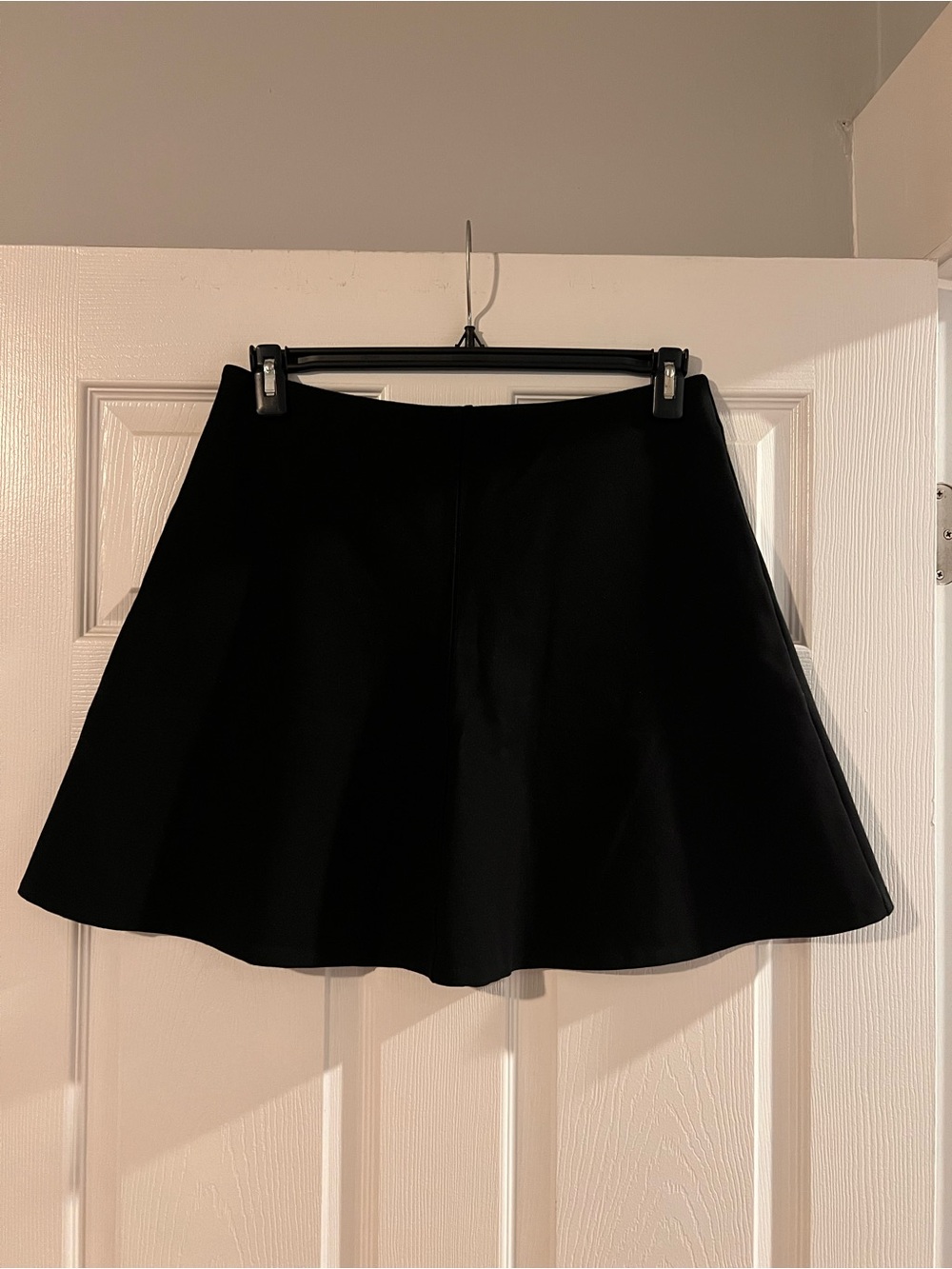 LOFT Black Textured Skirt